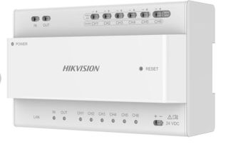 HIKVISION Intercom, GEN 2, Two-wire Distributor + Power Adapter