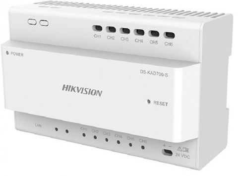 HIKVISION INTERCOM, GEN 2, 6 TWO-WIRE INTERFACE (KAD706-S)
