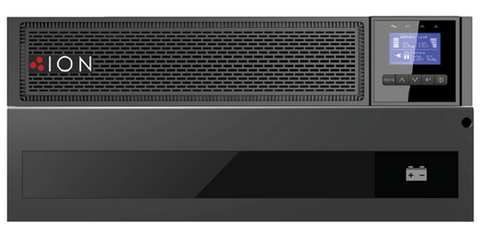 ION F18 IOT 6000VA/6000W Unity PF Hardwired Online SUPER CHARGER UPS, NO BATTERIES (Requires a min of one (1) F18-IOT-EBM-240V-RT), 2U Rack/Tower, Hardwired Input and output., IOT Communication port, HID and PCBA Conformal Coating, 3yr Advanced Replace