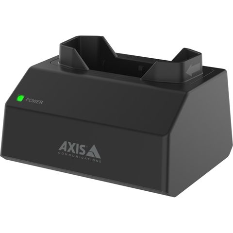 AXIS 02969-006 - W700 MkII Docking Station 1 Bay charges the battery and ensures easy data offloading of a single body worn camera. Power adaptor included.