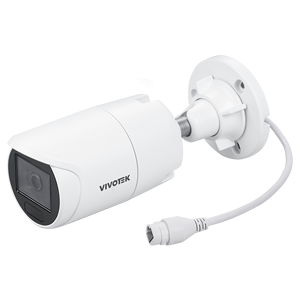 Vivotek 5MP Outdoor Fixed Bullet, 5MP, 30fps, 3.6mm lens, IR 30m, WDR Pro,  Includes, Line Crossing, Intrusion and loitering detection, Vision object analytics (IB9383-HV)