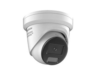 HIKVISION 8MP Hybrid Light ColorVu Turret, Built-in Mic, Speaker, Strobe Light, 4mm (2387)