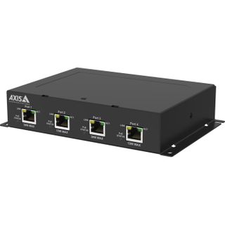 AXIS 02727-001 - AXIS TU8011 4-port PoE Extender add additional PoE ports within a system, allowing for more devices to be connected. In addition to this they also extend the length of PoE cabling that you can use?by?100?meters.