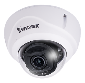 Vivotek S Series Facial Recognition Outdoor Dome, 5MP, 30fps, 2.7-13.5mm Motorized Lens, P-Iris- Ir 50m, IP67, IK 10, Up To 10,000 Facial Profiles (FD9387-FR-V2)