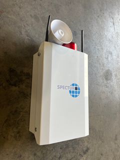 Spectur STA 240 X x3 (No Camera) Mains powered system, Rugged corrosion proof powder coated aluminium enclosure, speaker, visible light and Lithium backup battery. No Camera