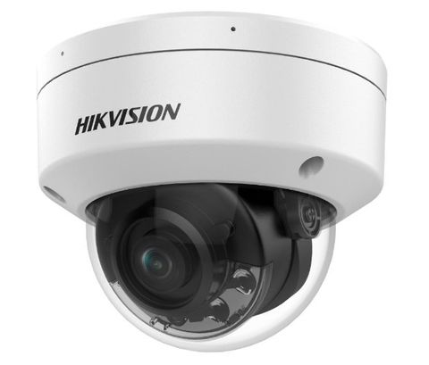 Hikvision DS-2CD2187G2H-LISU(2.8mm)(eF) Pro Series 8MP Smart Hybrid Light with ColorVu Fixed Mini Dome IP Camera, 2.8mm Fixed Focal Lens