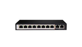 DLINK 10-Port Gigabit PoE Switch with 8 Long Reach PoE Ports and 2 Uplink Ports. PoE budget 96W.