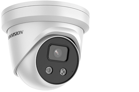 HIKVISION 6MP AcuSense Turret, IP67, IR, Built-in Mic, 4mm (2366)