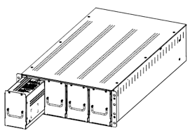 ION Rack mounted battery cabinet (no internal batteries) Holds 40 x 9Ah Batteries  4U height, include DC breaker,battery cable