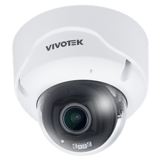 Vivotek V Series Outdoor Varifocal Dome, 8MP, 30fps, 4.3 - 9.8mm, P-Iris,  IR, 2 Way Audio, TPM 2.0, IP66, IK 10, Nema 4X Includes VCA And Attribute Search (FD9399-EHTV)