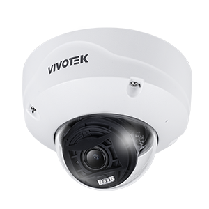 Vivotek V Series Outdoor Varifocal Dome, 5MP, 30fps, 2.8 - 12mm lens, P-Iris, IR, 2 Way Audio, TPM 2.0, IP66, IK 10, Nema 4X, Includes VCA And Attribute Search (FD9389-EHTV)