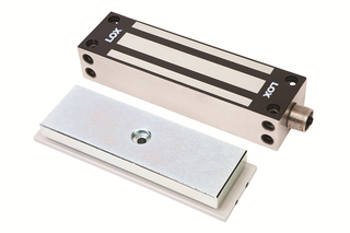 LOX Electro Magnetic Lock Weather Resistant S/Steel Monitored 630kg incl. Anti-Tamper Plate