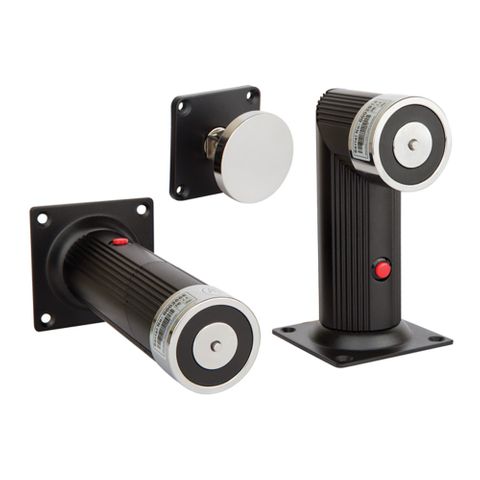 LOX Heavy Duty 12-24VDC Magnetic Door Holder Wall/Floor Mounted changeable 150mm Extension