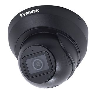 Vivotek V Series Outdoor Vandal Turret, Black, 5MP 30fps, 2.8mm, IR, IP66, Includes Smart VCA (IT9389-H-V2 2.8MM-Black)