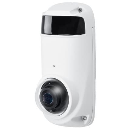 Vivotek C Series outdoor 180 degree vandal dome, 8MP, 180 degree panoramic, 30fps, IR, WDR Pro, Smart VCA, Vision Object Analytics