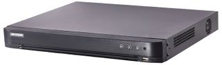 HIKVISION 4CH TVI DVR, 8MP@12fps, HDTVI/AHD/CVI/CVBS/IP, 2 HDD Bays, 3TB HDD (7204)