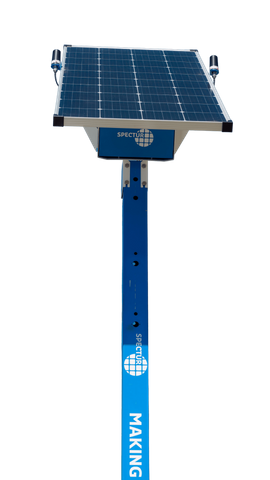 Spectur STA Power Large Plus - Includes 440W Solar Panel and 100AH Lithium Battery (extended enclosure with DIN rails)