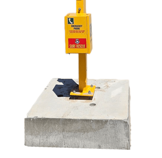 Spectur Mobile Base - Concrete Block with lifting lugs (excludes pole)