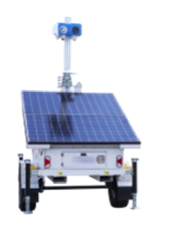 Spectur Heavy Trailer Quad - 4 x 440-Watt Solar Panels, 6x 150AH Batteries, 6M retractable mast - Victron Controller, Mobile Data Modem