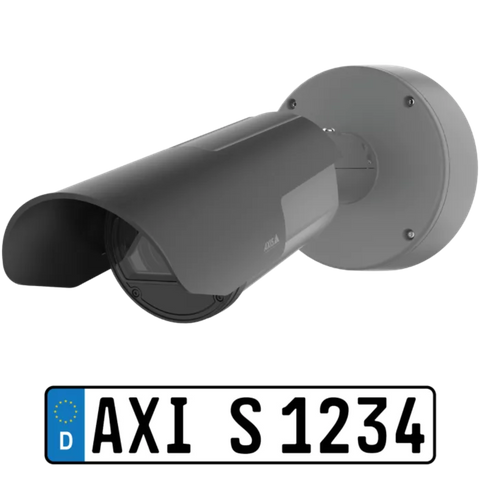AXIS 03108-001 - AXIS License Plate Verifier preinstalled, Robust, outdoor, NEMA 4X, IP66 and IK10-rated, 2 MP/1080p resolution license plate camera, purpose-tuned for sharp license plate images, day/night, fixed bullet camera.