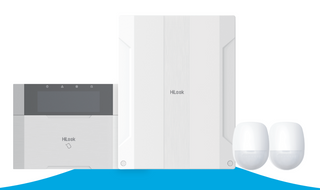 HiLook Alarm Kit, 8 On-Board Zones, 4 On-Board (2 Relay & 2 I/O) Outputs, 1 Keypad, 2 PIR, 3 Tags