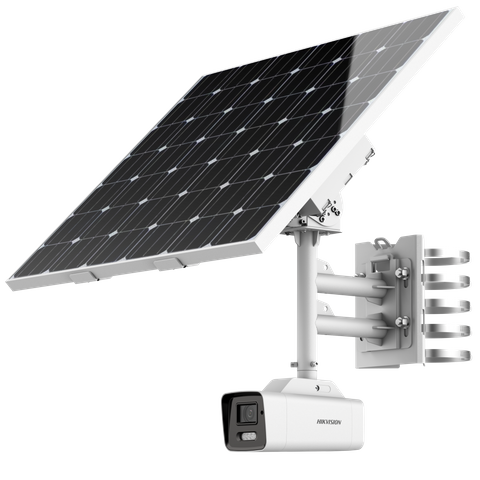HIKVISION 4MP Motorized Varifocal Bullet Solar Power 4G Network Camera Kit (Special Order)