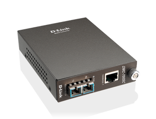 DLINK 1000BaseT to 1000BaseSX Media Converter with SC Fibre Connector (Multimode 850nm) -  550m