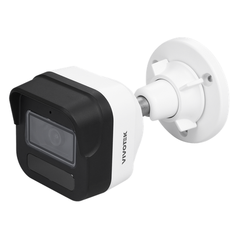 Vivotek AI Outdoor Bullet, 5M 30fps, H.265/H.264/MJPEG, f2.8mm fixed focal lens, D/N, IR 30m, WDR Pro, Smart VCA, Two-way audio and Alarm I/O 1/1, PoE/DC, MicroSD/SDHC/SDXC, Working Temperature: -30� C ~ 60�C (-22�F ~ 140�F )