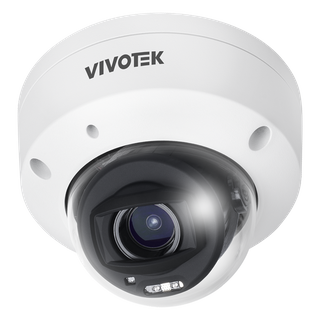 Vivotek AI Outdoor Dome, 5M 30fps, H.265/H.264/MJPEG, f2.7~13.5mm remote focal lens, D/N, IR 30m, WDR Pro, Smart VCA, Two-way audio and Alarm I/O 1/1, PoE/DC, MicroSD/SDHC/SDXC, Working Temperature: -30�C ~ 60�C (-22�F ~ 140�F)