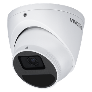 Vivotek AI Outdoor Turret, 5M 30fps, H.265/H.264/MJPEG, f2.8mm fixed focal lens, D/N, IR 30m, WDR Pro, Smart VCA, Two-way audio and Alarm I/O 1/1, PoE/DC, MicroSD/SDHC/SDXC, Working Temperature: -30� C ~ 60�C (-22�F ~ 140�F )
