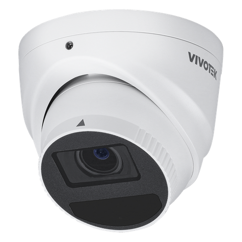 Vivotek AI Outdoor Turret, 5M 30fps, H.265/H.264/MJPEG, f2.7~13.5mm remote focal lens, D/N, IR 30m, WDR Pro, Smart VCA, Two-way audio and Alarm I/O 1/1, PoE/DC, MicroSD/SDHC/SDXC, Working Temperature: -30�C ~ 60�C (-22�F ~ 140�F)