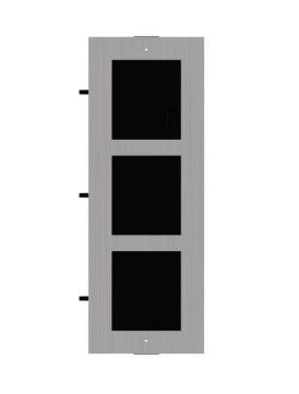 HIKVISION INTERCOM, GEN 2, STAINLESS STEEL, 3 MODULE, FLUSH MOUNT (ACF3)