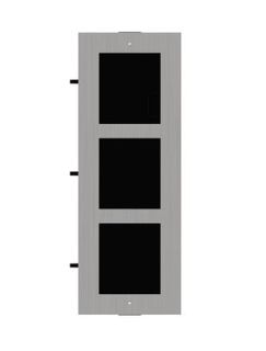 HIKVISION INTERCOM, GEN 2, STAINLESS STEEL, 3 MODULE, FLUSH MOUNT (ACF3)