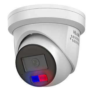 HIKVISION HiLook, 8MP Turret, Active Colour Deterrent Red Blue Flashing Lights, Two-Way Audio Alarm, 2.8mm (T289)