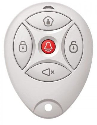 HIKVISION WIRELESS REMOTE KEY FOB, GEN1, ARM/DISARM/STAY ARM/PANIC, (19K00-Y)