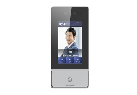 HIKVISION Facial Recognition, Metal, IP Villa Door Station, Touch Screen, 4.3", PoE, Mifare, IP65 (KV9503) (Special Order)