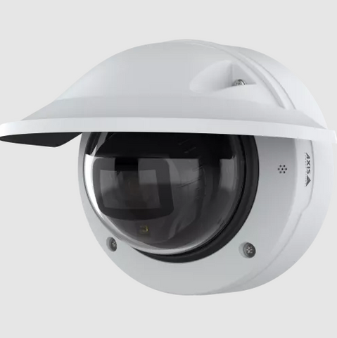 AXIS 02982-001 - High-performance 2 MP dome camera with AI analytics and inbuilt audio sensor