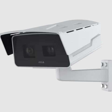 AXIS 02758-001 - Dual lens box camera with 1/1.2� 8 MP and 1/2.8� 2MP image sensors. Outdoor, NEMA 4X, IP66, IP67 and IK10 impact resistant, day/night camera with Deep Learning Processing Unit (DLPU).