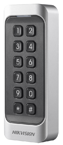 HIKVISION Card Reader with Keypad, Mifare, RS485 & Wiegand (W26/W34) Protocol, IP65 (1107)