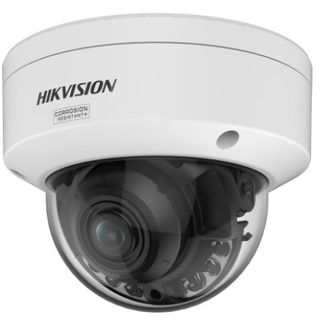 HIKVISION 6MP ColorVu 3.0Ai Dome, Smart Hybrid Light, Built-in Arrayed Dual Mic, Speaker, Active Strobe Light, 2.7-13.5mm, NEMA4X (3767)