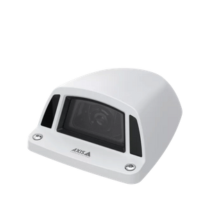 AXIS 02091-001 - Compact streamlined exterior onboard camera for rolling stock and vehicles with female M12 D-coded connector