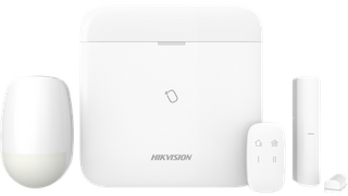 HIKVISION AX PRO Series, Wireless alarm kit, DS-PWA96-M-WB x1, DS-PKF1-WB x1, DS-PDP15P-WG2-WB x1, DS-PDMC-EG2-WB x1, Mifare fob x3,12VDC (SPECIAL ORDER)