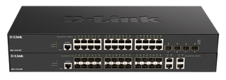 DLINK 28-Port 10 Gigabit Smart Managed Switch with 24 SFP+ ports and 4 10GBASE-T ports