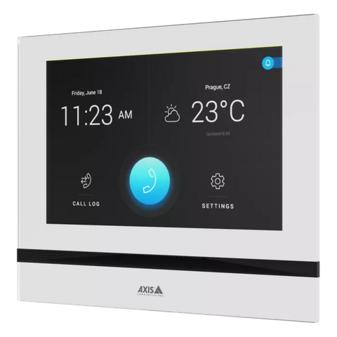 AXIS 03238-001 - 7 inch touchscreen answering unit with a wide viewing angle.