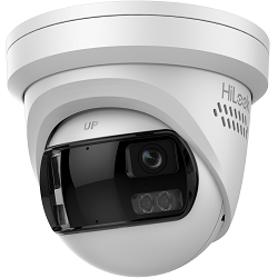 HIKVISION HiLook Pro 8MP Panoramic Turret, 180° , Active Colour Deterrent Red Blue Flashing Lights, Two-Way Audio Alarm, 2mm (T289)