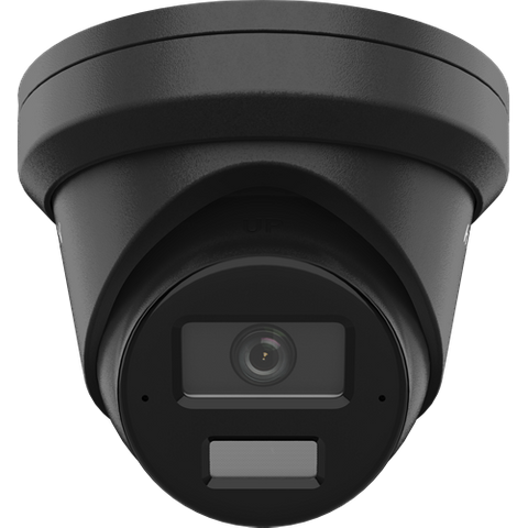 HIKVISION HiLook 8MP Acusense Turret IP Camera with Built in Mic BLACK