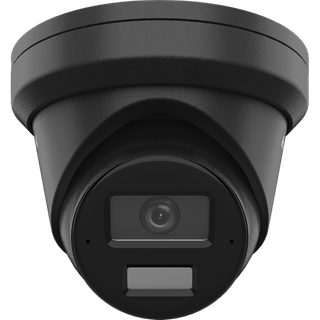 HIKVISION HiLook 8MP Acusense Turret IP Camera with Built in Mic BLACK