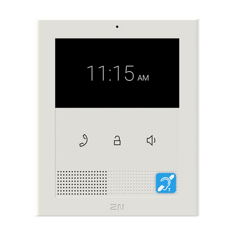 2N The 4" display IP indoor station delivers high-quality video and connects directly to existing legacy cabling.( 03449-001)