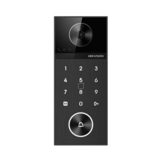 HIKVISION 4MP Villa Door Station with Keypad, 150 Degree, 2 Lock Outputs, IP65, PoE, 12VDC