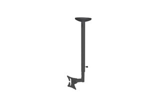 VENTURI VLC100B Ceiling Mount Black Lcd Monitor Bracket, With Pivot & Tilt 620-870Mm Telescopic. Up To 23' (58Cm) Vesa Standard & Up To 30' & 20Kg